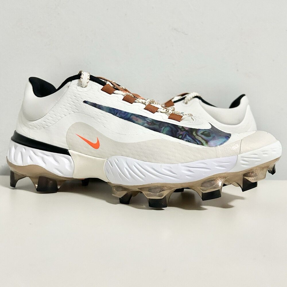 Nike Alpha Huarache Elite 4 Low MCS “White Russet” Mens Size 10.5 Baseball Cleat